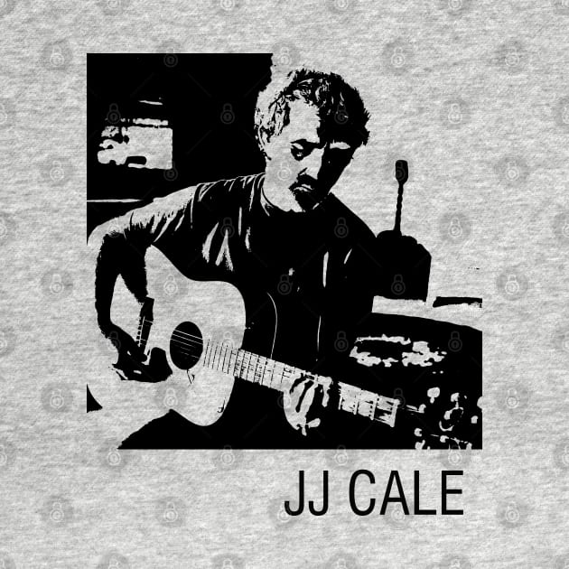 JJ Cale with quitar by GreenRabbit